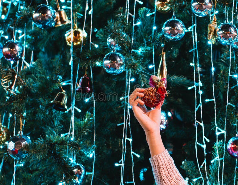 Das Mädchen mit dem Weihnachten lizenzfreie stockbilder Das Mädchen mit dem Weihnachten lizenzfreie stockbilder
