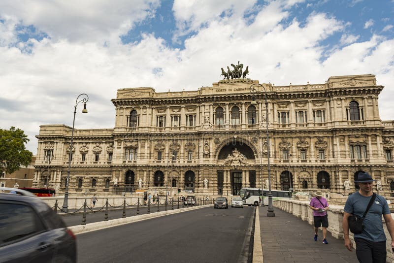 Das Oberste Gericht der Aufhebung in Rom, Italien lizenzfreies stockbild Das Oberste Gericht der Aufhebung in Rom, Italien lizenzfreies stockbild