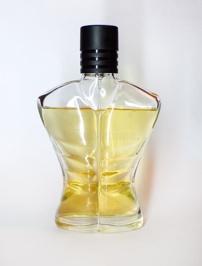 Das Parfum Der Manner In Einem Weissen Hintergrund Parfum In Einer Glasflasche Wird Auf Einem Weissen Hintergrund Isoliert Stockfoto Bild Von Flussigkeit Koln 174656950