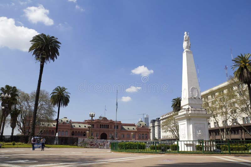 Das Plaza de Mayo, Buenos Aires stockfoto Das Plaza de Mayo, Buenos Aires stockfoto