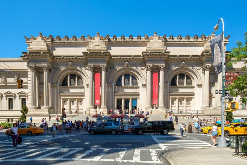 NEW YORK,USA - AUGUST 20,2016 : The Metropolitan Museum of Art in New York City. NEW YORK,USA - AUGUST 20,2016 : The Metropolitan Museum of Art in New York City