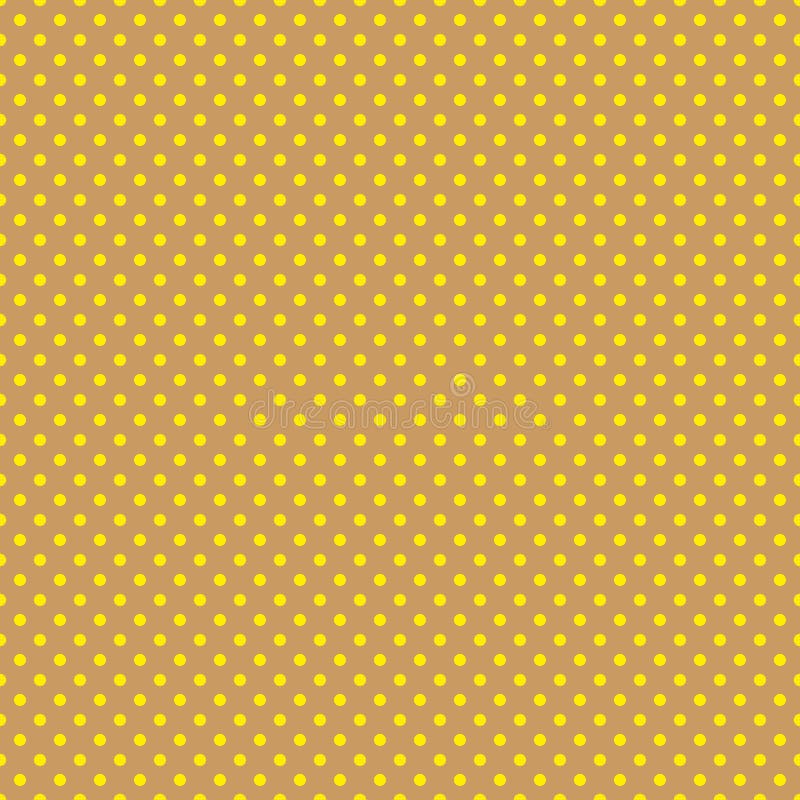 Das Tupfenmuster Nahtlose Vektorillustration mit runden Kreisen, Punkte Gelb und Braun lizenzfreie abbildung Das Tupfenmuster Nahtlose Vektorillustration mit runden Kreisen, Punkte Gelb und Braun lizenzfreie abbildung