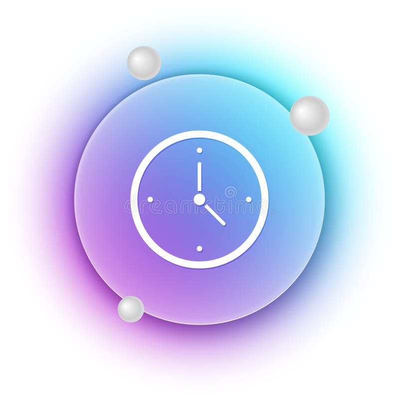 Das White Fast Time Delivery Icon wird im weißen Hintergrund isoliert angezeigt. Zeitgesteuerte Uhr im Zeitbetrieb lizenzfreie abbildung
