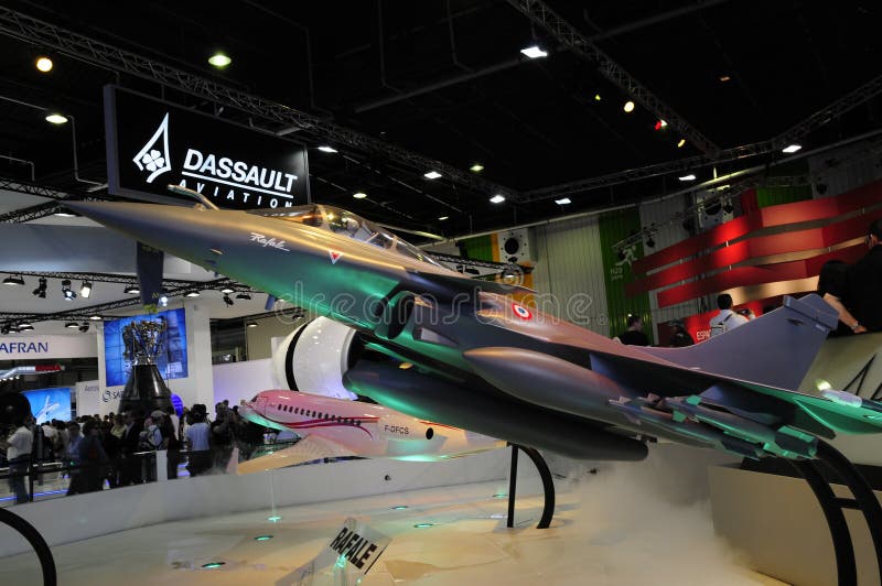 Dassault aircraft in paris air show