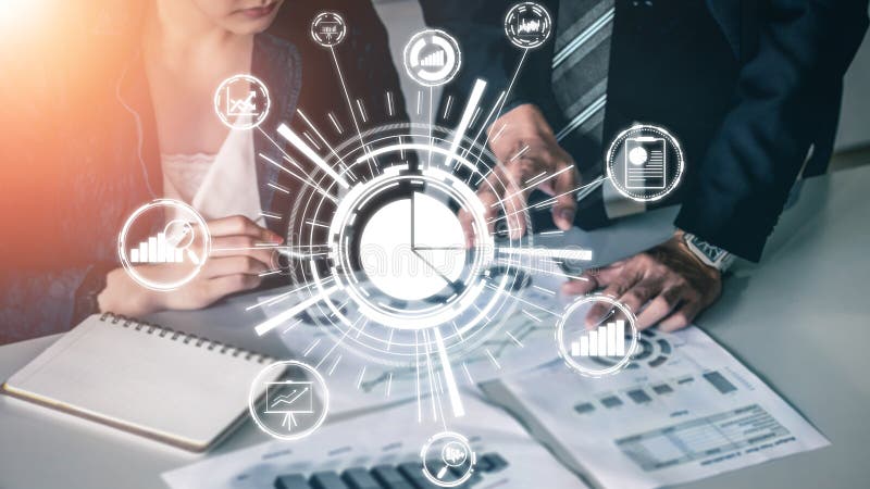 Data Analysis for Business and Finance Concept stock photo