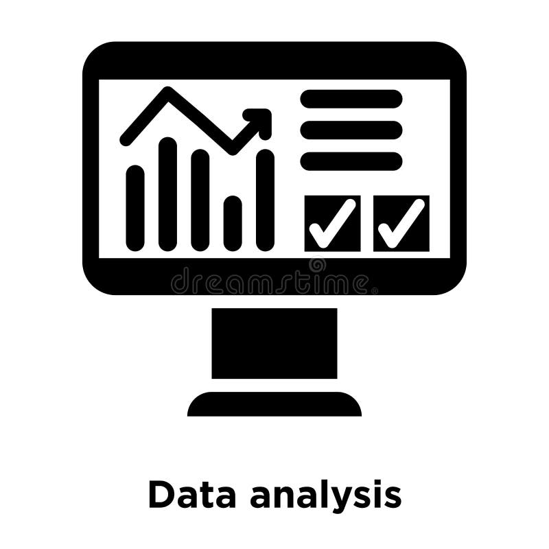 Data Analytics Icon Vector Isolated on White Background, Data Analytics