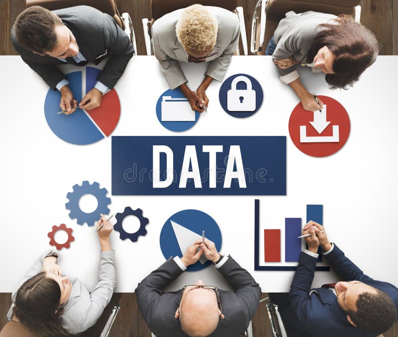 Data Analysis Information Technology Concept royalty free stock photography
