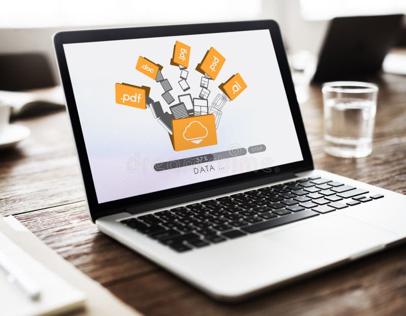 Data Backup Files Online Database Storage Concept