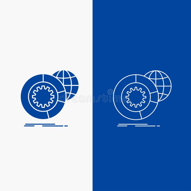 data, big data, analysis, globe, services Line and Glyph web Button in Blue color Vertical Banner for UI and UX, website or mobile vector illustration data, big data, analysis, globe, services Line and Glyph web Button in Blue color Vertical Banner for UI and UX, website or mobile vector illustration