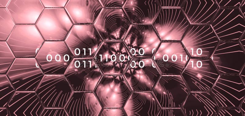 Data Binary Code 000111 Abstract stock illustration