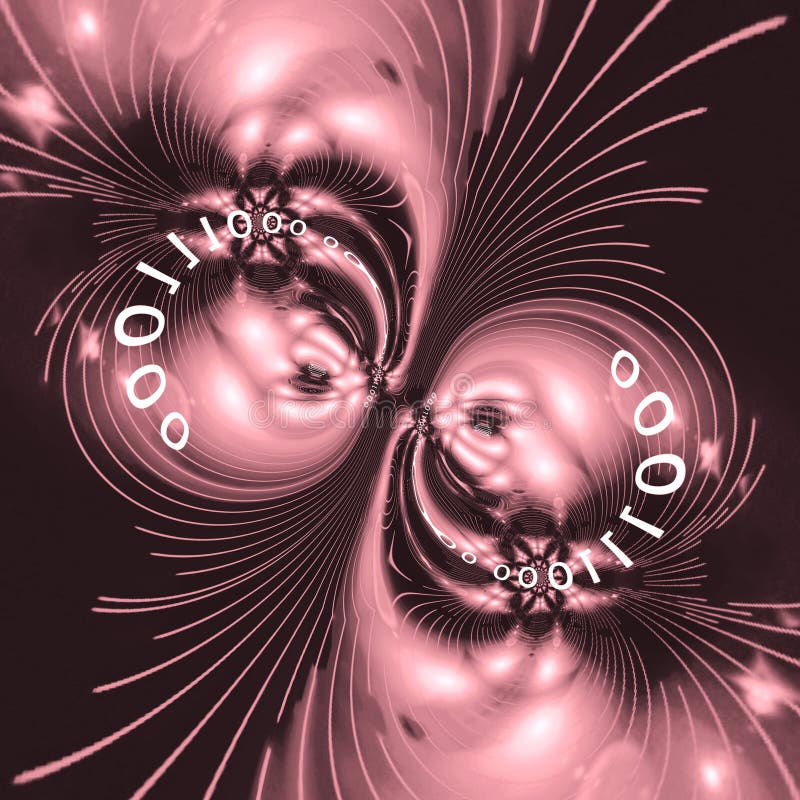 Data Binary Code 000111 Abstract vector illustration