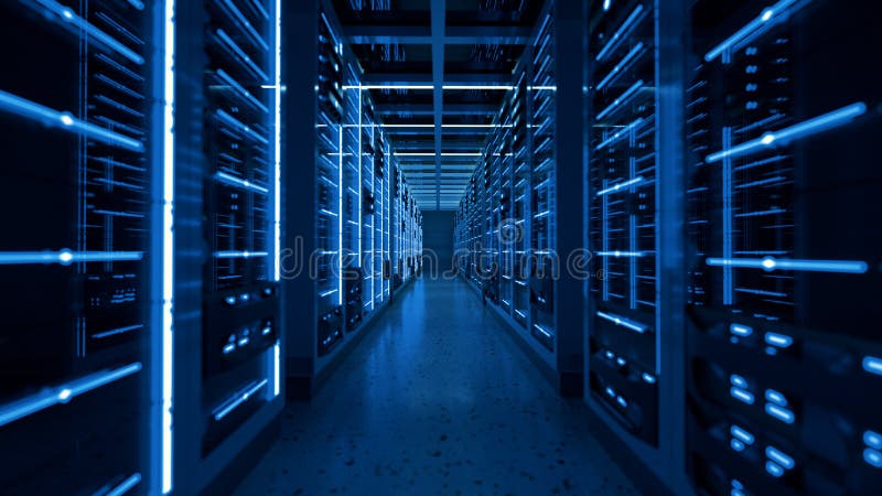 Data center royalty free illustration