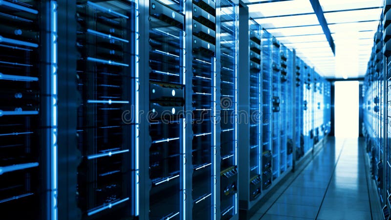 Data center vector illustration