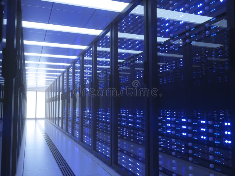 Data center vector illustration