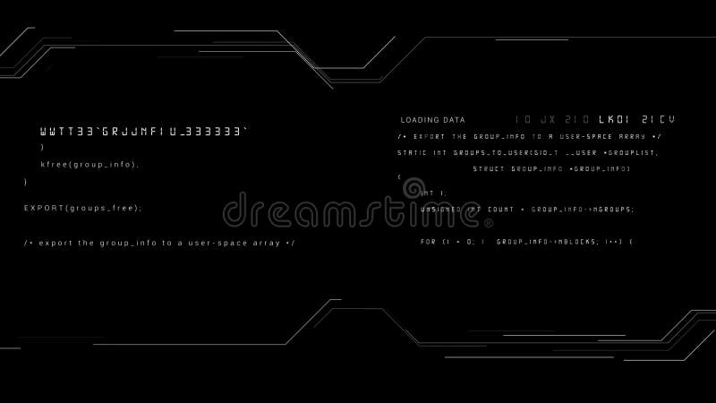 PNG Alpha.Hacking Programming Data Text Code and Shape HUD Elements Appearing Animation.Abstract Technology User Stock Video - Video of connection, tech: 236936529