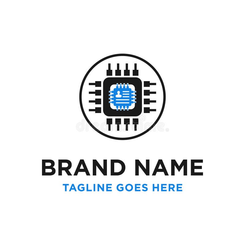 Chip Lab Logo Icon Design stock vector. Illustration of company 126492811