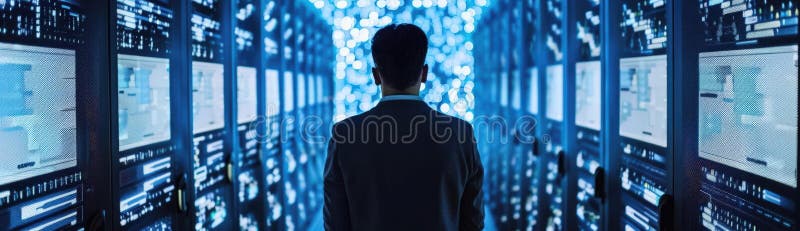 Data engineer optimizing data pipelines for efficient processing vector illustration