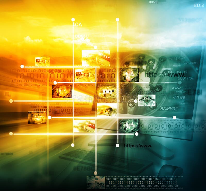 Data management technology royalty free stock images