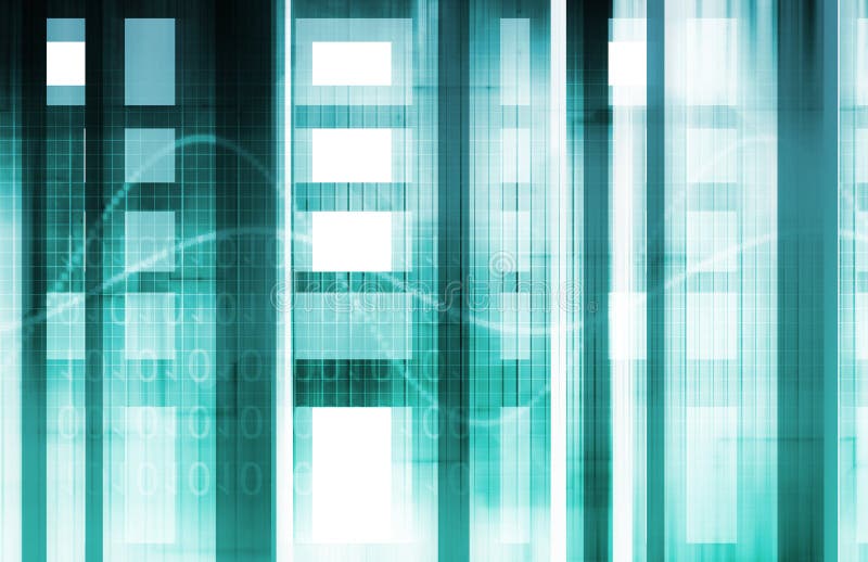 Data Network royalty free illustration