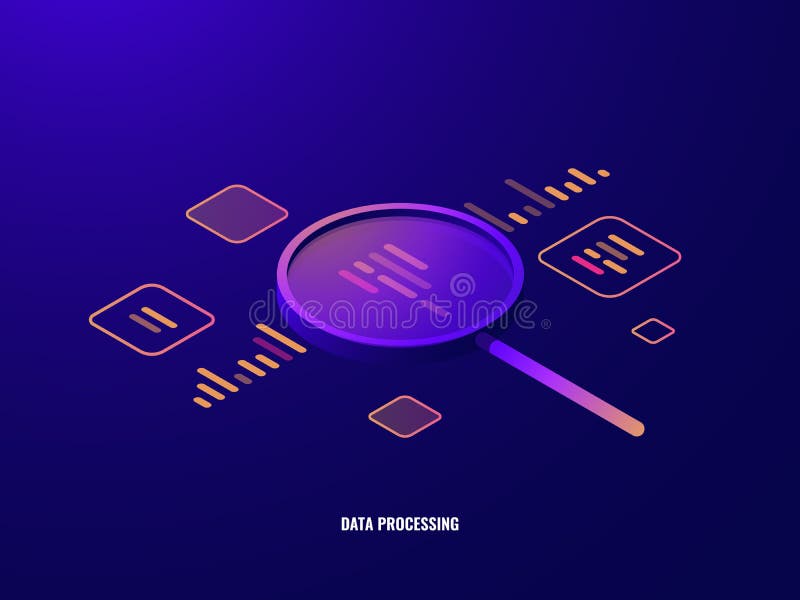 Free Stock Photo of Analysis Magnifier Represents Data Analytics And Analyse