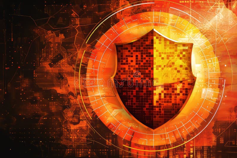 Data protection in programming, binary code, Generated by AI. Algorithm binary programming code stock images, royalty-free photos and pictures