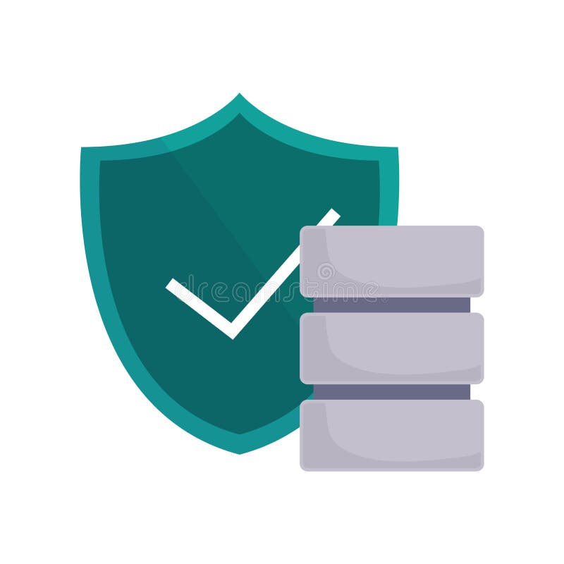 Data security design royalty free illustration