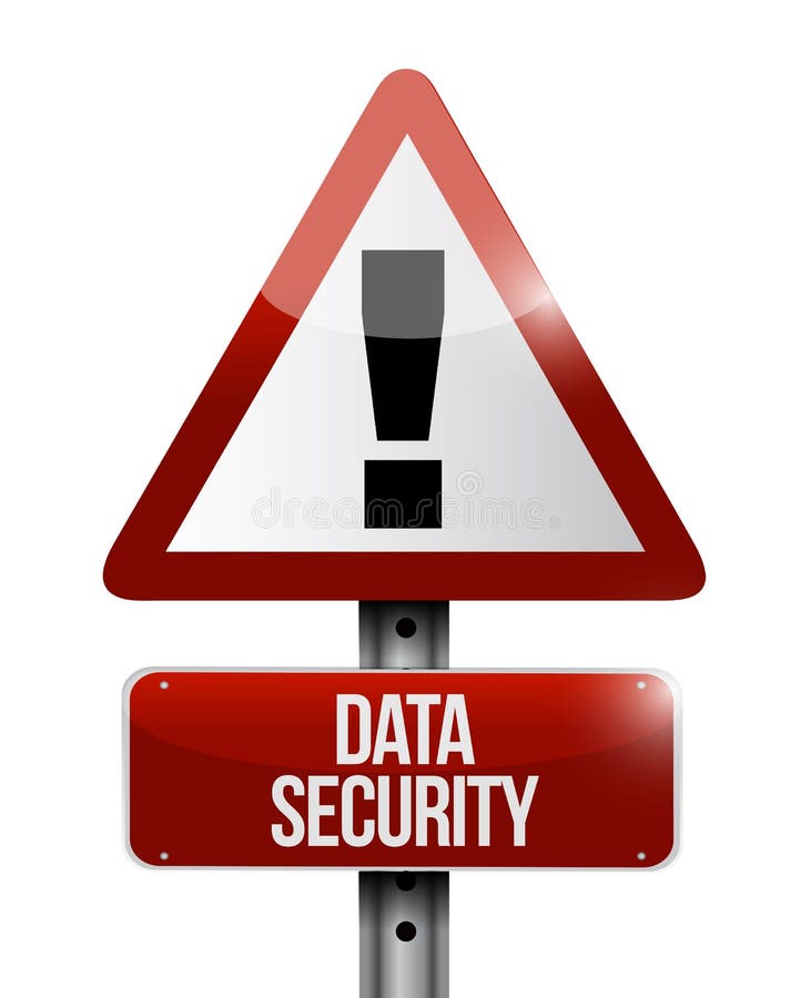 data integrity warning sign illustration