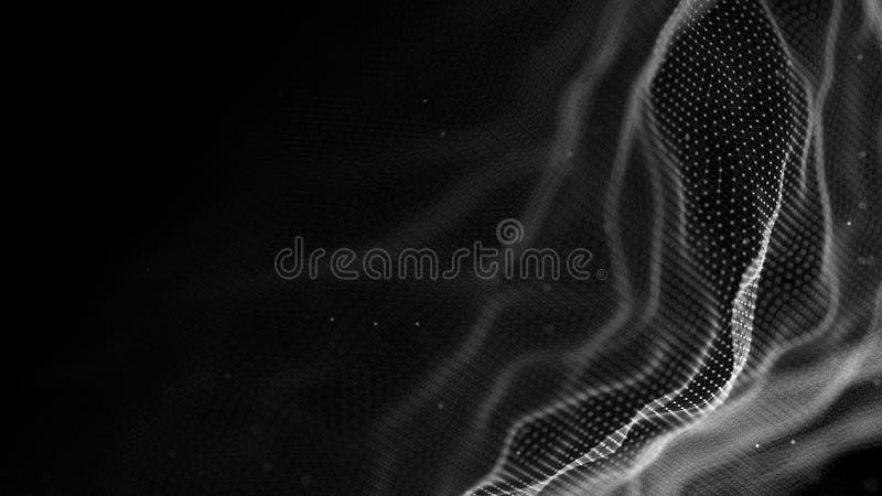 Data technology background. Abstract background. Connecting dots and lines on dark background. 3D rendering. 4k royalty free stock images