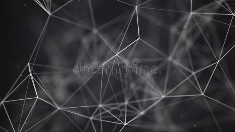Data technology background. Big data visualization. Connecting dots and lines. Science background. 3D rendering. 4k stock images