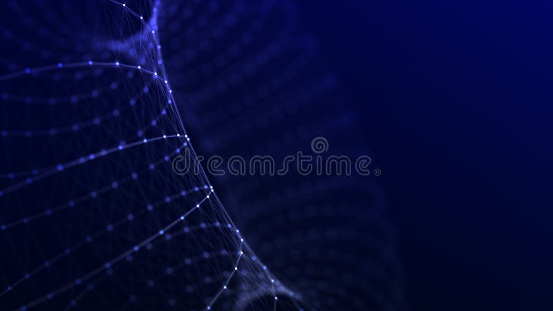 Data technology network in abstract form vector illustration