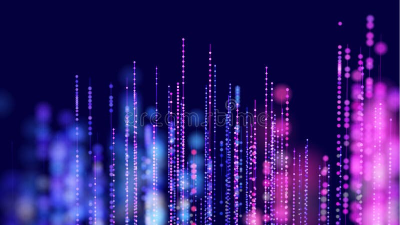 Data visualization. 3d futuristic abstract background. Future technology. Abstract geometric background. Futuristic wave vector illustration
