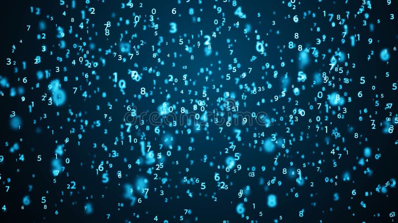 Data visualization. Big data. Digital background. Information code. 4k rendering royalty free stock photos