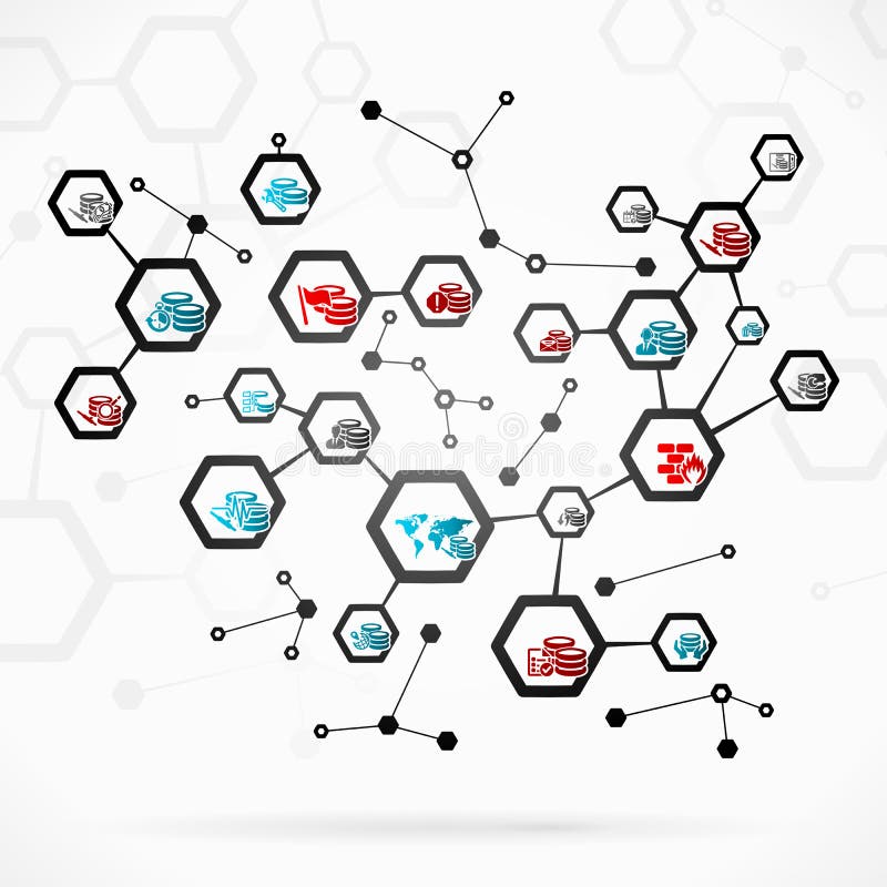 Database stock illustration Database stock illustration