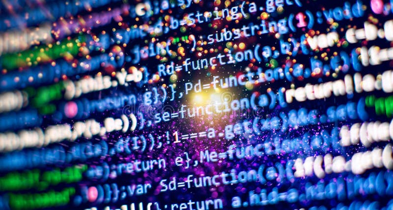 Database bits access stream visualisation. Php language and coding function developer. Coding database function stock images, royalty-free photos and pictures