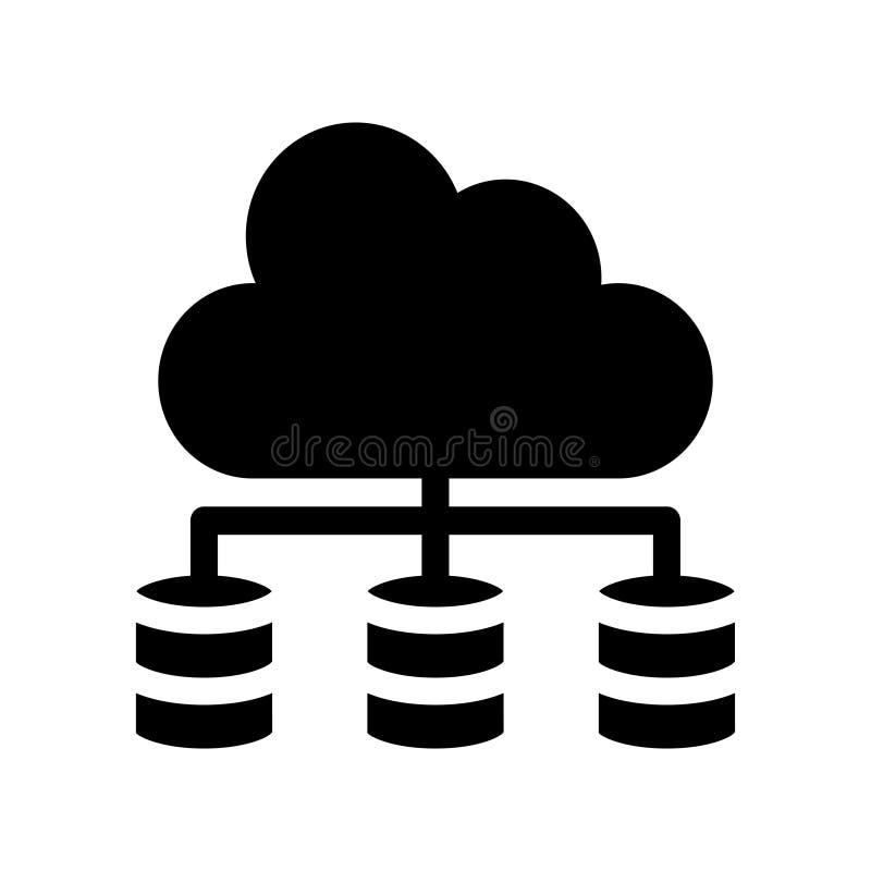 Database Add Glyphs Icon . Elements for Mobile Concept and Web Apps ...