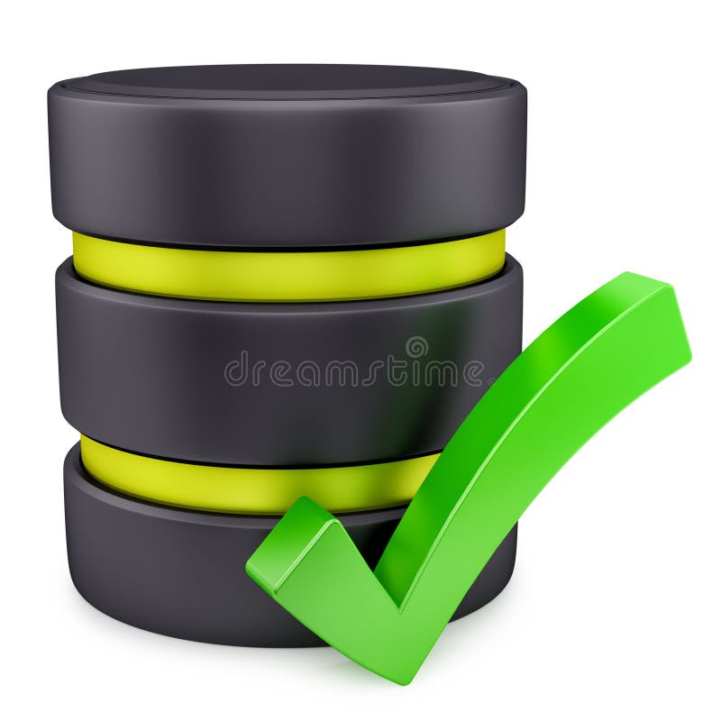 Database icon royalty free illustration