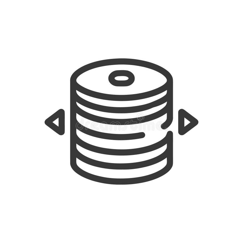 Data Transfer, Database Backup and Restore Process royalty free illustration