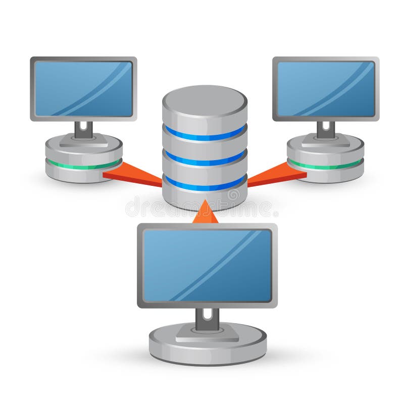 Database Organized Collection of Data from Computers To Storage System