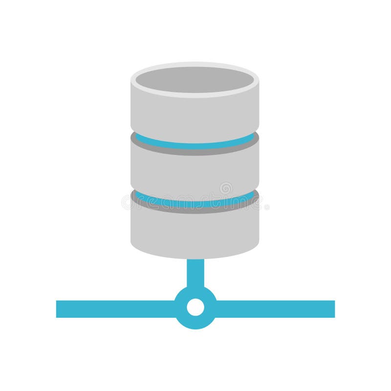 Database relational icon. Database connection symbol royalty free illustration Database relational icon. Database connection symbol royalty free illustration