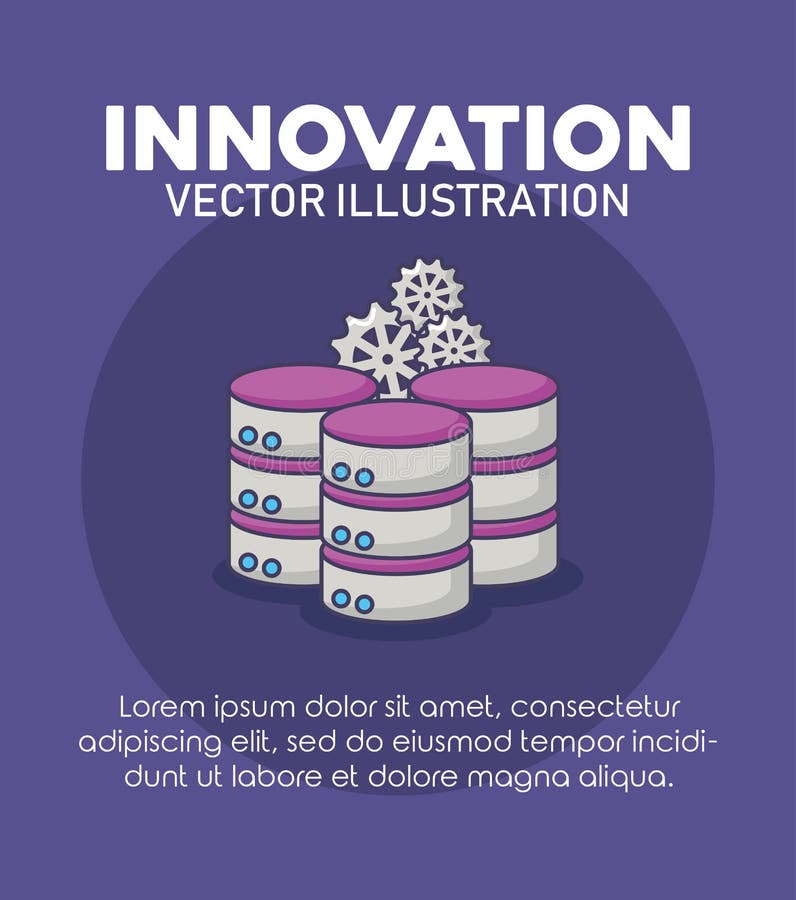 Innovation technology image stock illustration