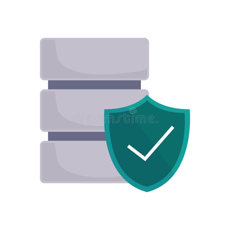 Data security design stock illustration