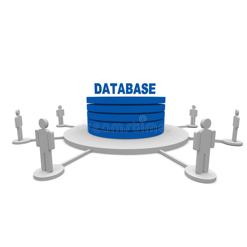 Database royalty free illustration