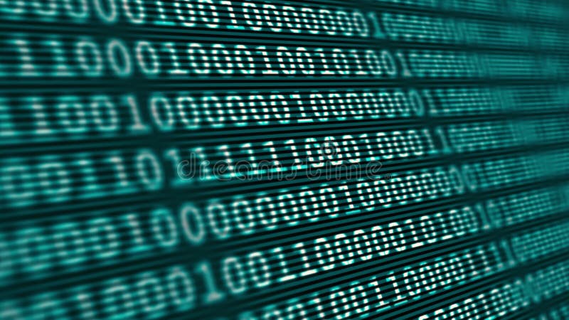 Date binare de cod stock illustration