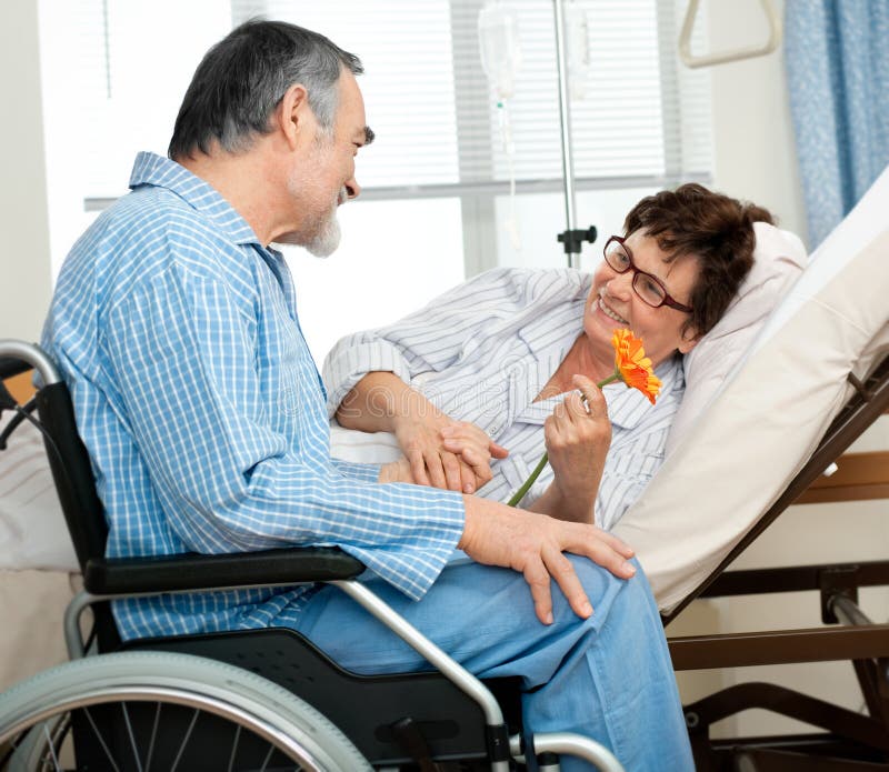 Date in hospital royalty free stock images Date in hospital royalty free stock images