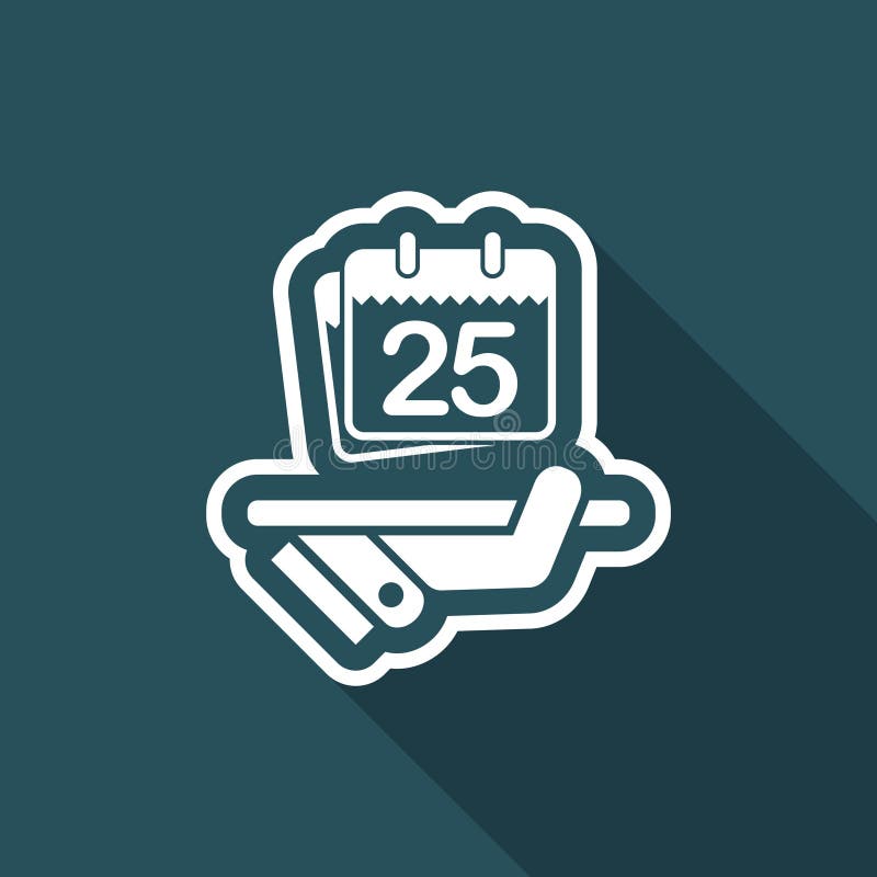 Date planner icon vector illustration