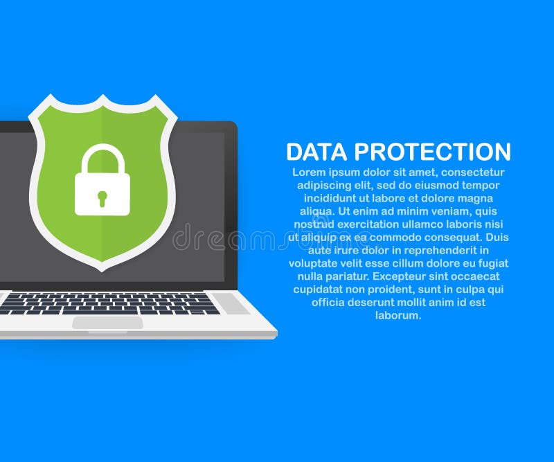 Daten-Schutz, Privatsphäre und Internet-Sicherheit Auch im corel abgehobenen Betrag vektor abbildung Daten-Schutz, Privatsphäre und Internet-Sicherheit Auch im corel abgehobenen Betrag vektor abbildung
