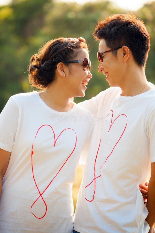 Happy Young Adult Couples in love outdoor. Happy Young Adult Couples in love outdoor