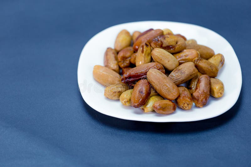 Nigeria Local Dates Isolated with White Background Stock Image Image