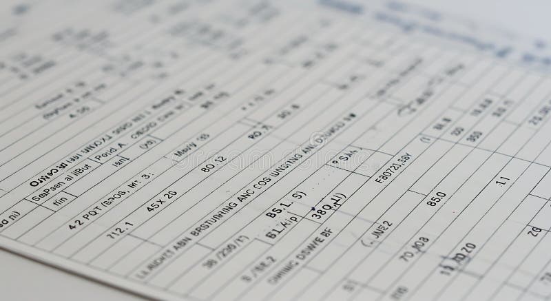 Dati modulo medicale generato dall'AIG illustrazione vettoriale