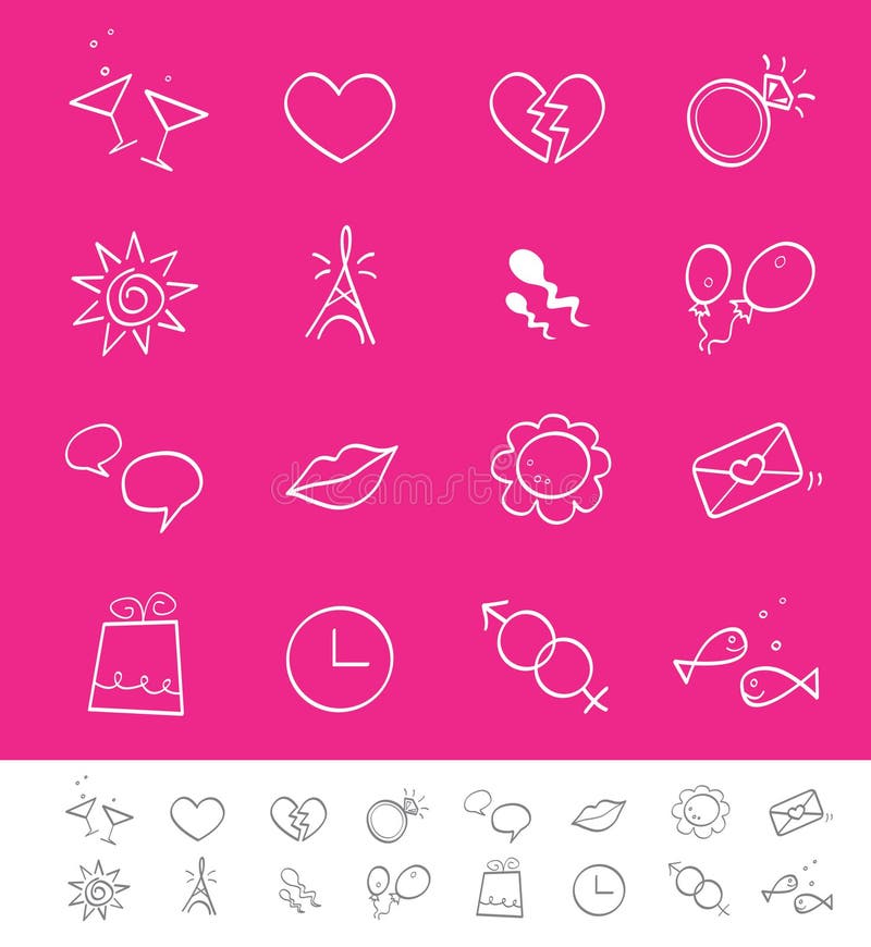 Dating, love & social icons